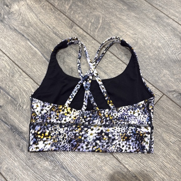 • Lululemon • Energy Bra Long Line *Medium Support, B-D Cup Floral Metropolis 4 - Picture 4 of 4